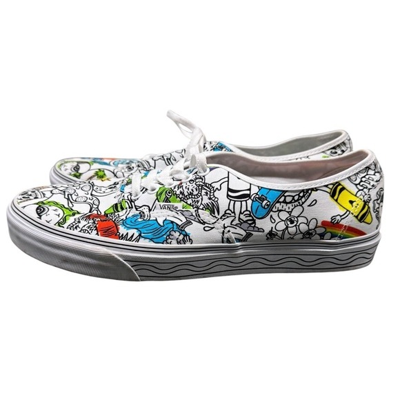 Vans X Crayola-DIY-Do It Yourself Authentic Shoes Men\'s Size 12 main image 8